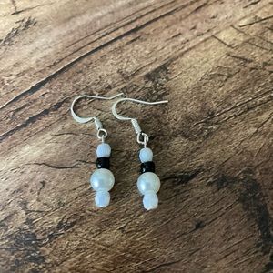 Pearl earrings